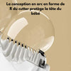 Tondeuse à cheveux électrique pour bébé ultra-silencieuse : Coupe douce et sécurisée pour les tout-petits, avec aspiration intégrée et boîte de rangement