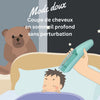 Tondeuse à cheveux électrique pour bébé ultra-silencieuse : Coupe douce et sécurisée pour les tout-petits, avec aspiration intégrée et boîte de rangement