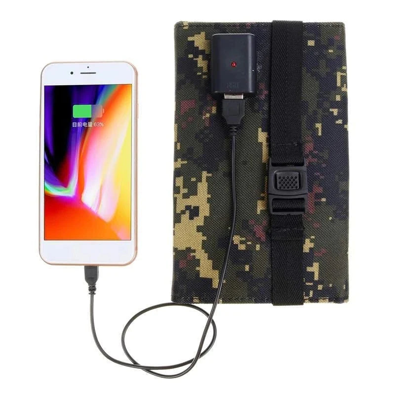 Charge&Go - Le Chargeur Solaire Pliable Ultra-Pratique : Énergie Illimitée pour Vos Aventures, Où que Vous Soyez!