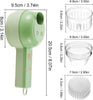 Ensemble de Coupe-légumes électrique Portable 4 en 1