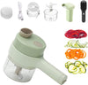 Ensemble de Coupe-légumes électrique Portable 4 en 1