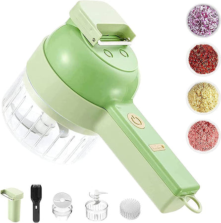 Ensemble de Coupe-légumes électrique Portable 4 en 1