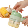 Ensemble de Coupe-légumes électrique Portable 4 en 1
